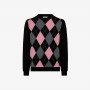 ROUND ARGYLE NERO