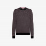 ROUND MICRO JACQUARD BLACK