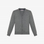 BOY'S CARDIGAN SOLID GRIGIO MEDIO