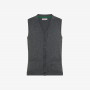 BOY'S GILET SOLID GRIGIO SCURO