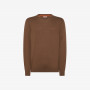 Wool and cotton jumper BROWN