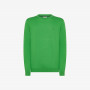 Wool and cotton jumper OLIVE