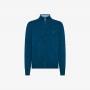 Wool and cashmere zip jumper DEEP BLUE