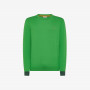 Wool and cotton jumper OLIVE