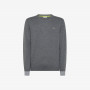 Wool and cotton jumper DARK GREY