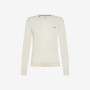 Wool and cotton jumper OFF WHITE