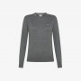 Wool and cotton jumper DARK GREY