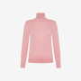 TURTLE NECK BASIC L/S BUBBLE GUM