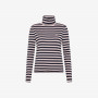 TURTLE NECK STRIPES L/S NAVY BLUE/ROSA