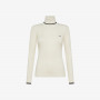 Wool and cotton jumper OFF WHITE