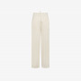 WIDE PANT SOLID BIANCO PANNA