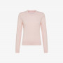 Cable knit cashmere blend jumper PINK