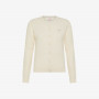 Wool and cashmere cardigan OFF WHITE