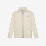 Wool and cashmere zip jumper OFF WHITE