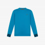 Wool and cotton jumper TURQUOISE