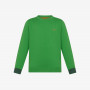 Wool and cotton jumper OLIVE