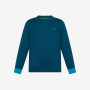 Wool and cotton jumper DEEP BLUE