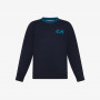 Wool and cotton jumper NAVY BLUE