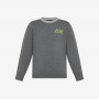 Wool and cotton jumper DARK GREY