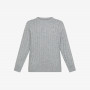 Wool and cotton cable-knit jumper MEDIUM GREY