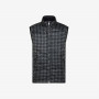 RAIN JACKET NO SLV BLACK/DARK GREY