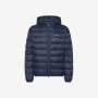 Quilted nylon down jacket NAVY BLUE