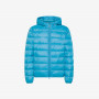 Quilted nylon down jacket BLUE