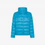 Quilted nylon down jacket BLUE