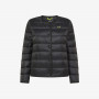 Quilted nylon down jacket BLACK