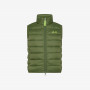 Quilted nylon gilet DARK MILITARY