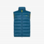 Dark avio nylon puffer vest