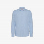 SHIRT CLASSIC STRIPE WITH FLUO DETAIL L/S SKY BLUE/WHITE