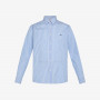BOY'S SHIRT CLASSIC STRIPE WITH FLUO DETAIL SKY BLUE/WHITE