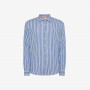 SHIRT CLASSIC STRIPE WITH FLUO DETAIL L/S NAVY BLUE/ROYAL