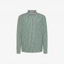 SHIRT CLASSIC STRIPE L/S WHITE/DARK GREEN