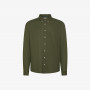 SHIRT LINEN BD L/S DARK GREEN