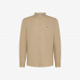 SHIRT LINEN KOREAN COLLAR L/S SAND