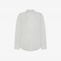 SHIRT OVERSIZE LINEN L/S BIANCO