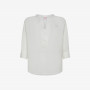 SHIRT SERAPH LINEN 3/4 SLV BIANCO