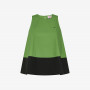 TANK SHIRT COLOR BLOCK NO SLV OLIVE/BLACK