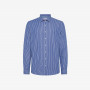 SHIRT NEW CLASSIC STRIPES FRENCH COLLAR L/S ROYAL/OFF WHITE