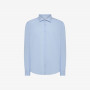 Cotton poplin shirt LIGHT BLUE