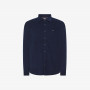 Camicia in velluto di cotone NAVY BLUE