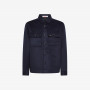 OVER SHIRT PANNO NAVY BLUE