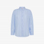 Striped cotton shirt SKY BLUE/WHITE