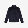 Wool overshirt NAVY BLUE