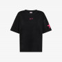 T-SHIRT OVER SPORTY S/S BLACK
