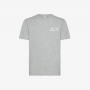 T-SHIRT BIG AX LOGO ON CHEST S/S LIGHT GREY