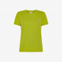 Olive green cotton jersey T-shirt