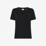 T-SHIRT V NECK S/S NERO